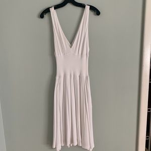 Diane Fon Furstenberg Studio White Cotton Knit Dress